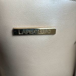 Like New Beige Lapis Lupo Bag