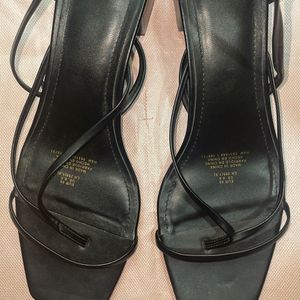 Black H&M Strap On Heels