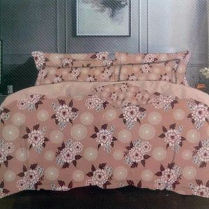 Double Bedsheet With Pillow Cover