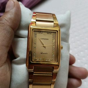 Men Golden Watch