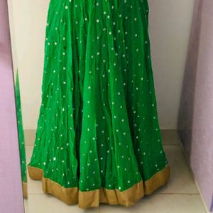 ☘️Beautiful Green Lehenga☘️