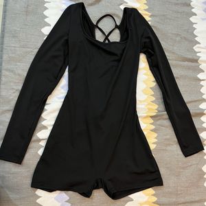 Mini Black Playsuit