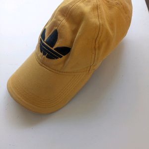 Original Adidas Yellow Branded Cap