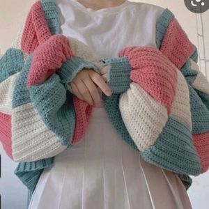 Crochet Patchwork Cardigan