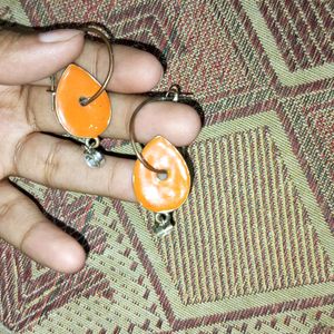 Orange Earrings