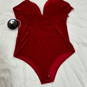 Red Velvet Bodysuit 🎀✨