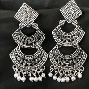 Alloy Chandbali Earrings, Earrings Set ,Jumka Se