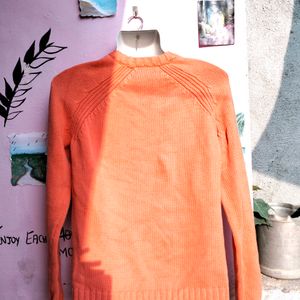 H&M Neon Orange Sweater