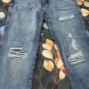 Highlander Blue Ripped Jeans