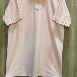 Men Polo Peace Pink Color Shirt Sleeve Tshirt