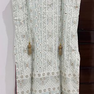 Women Mint Green Sharara Suit