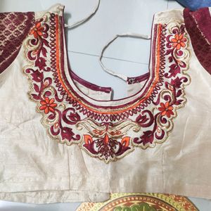 New unused saree with blouse size32