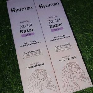 Hyuman facial razors for women - pack of 16