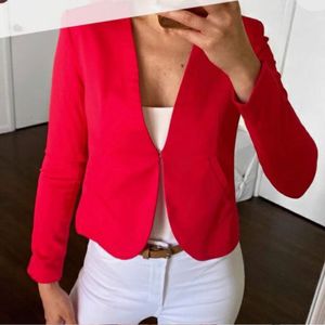 H&m Red Elegant Blazer Jacket Coat