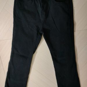 Black Denim Jeans Bootcut And Slightly flared
