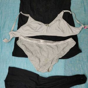 Combo Bra Panty Stoking Inner