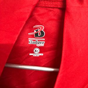 Badger Red Long Sleeve T Shirt