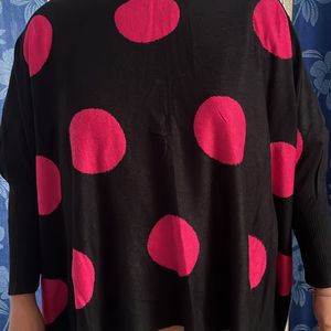 POLKA DOTS SWEATSHIRT