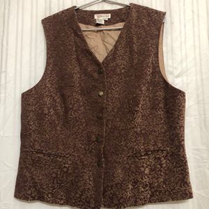 Talbcts Brown Printed Vest