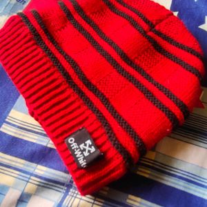 Striped Red Cap 🧢❤️