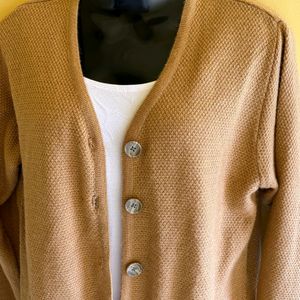 Korean-inspired Woolen Cardigan