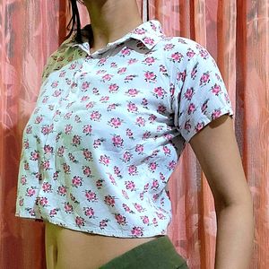 Crop Shirt Top