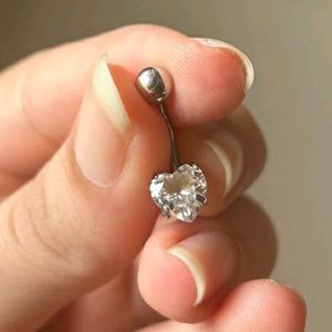 Heart Shaped Belly Button Ring