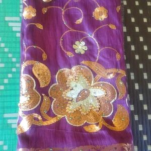 Cotton Silk Stone Saree