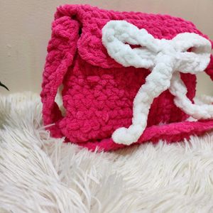 Cute Bow Pink Bag