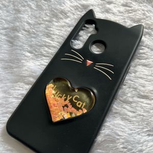 Realme 5pro Black Kitty Case