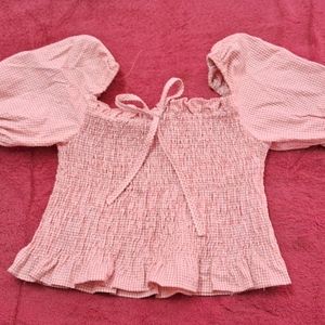 Pink Lace Top