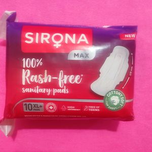 😍10 Sanitary Pads With Pack Of 2 Sirona Combo..😍