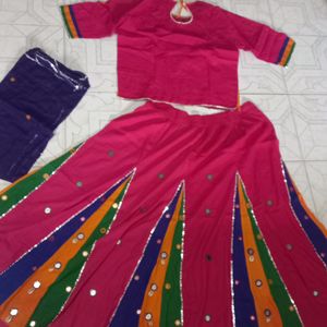 Pink Chaniya CHOLI