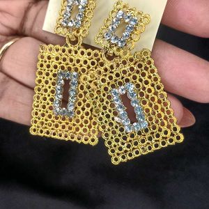 Gold Statement Earrings