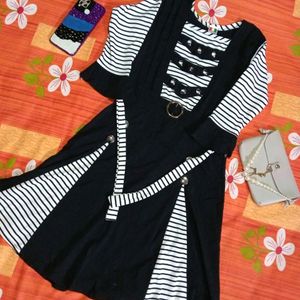 Black And White Dress For Women