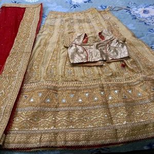 Heavy Designer Half Saree For Wedding