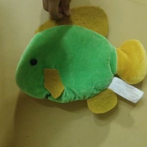 Soft Toys Combo - Elephant And Fish