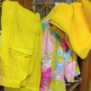 Yellow Kurta Set