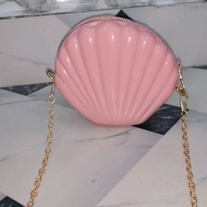 Imported Sling Bag Pink Mini Seashell Stylish