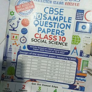 Oswal Sample paper Class 10 SOCIAL SCIENCE