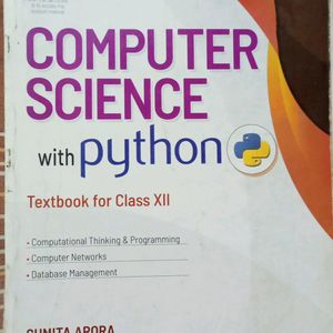 Sumita Arora Computer Science With Python