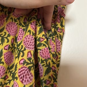 Block Printed Pants