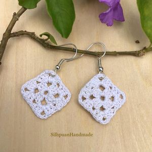 Crochet Earring Handmade