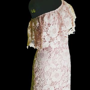 One-shoulder Lace  Dress( Offer In Discription)