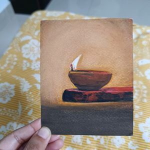 Lights Theme Hand painted Postcards