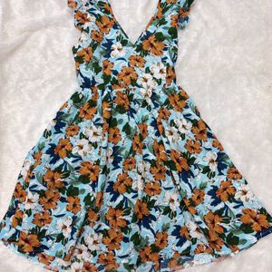 pinterest floral backless dress