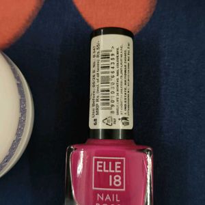 Nivea Cream Ke Sath Elle18 Pink Nail Paint Free