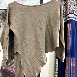 Side Cut Olive Top