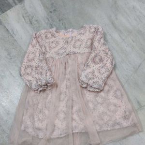 Baby Pink Very Soft And Warm Dress