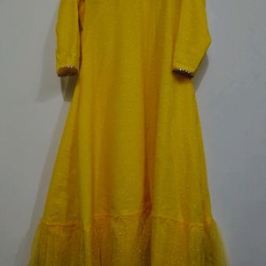 Yellow Party Wear Dress!!